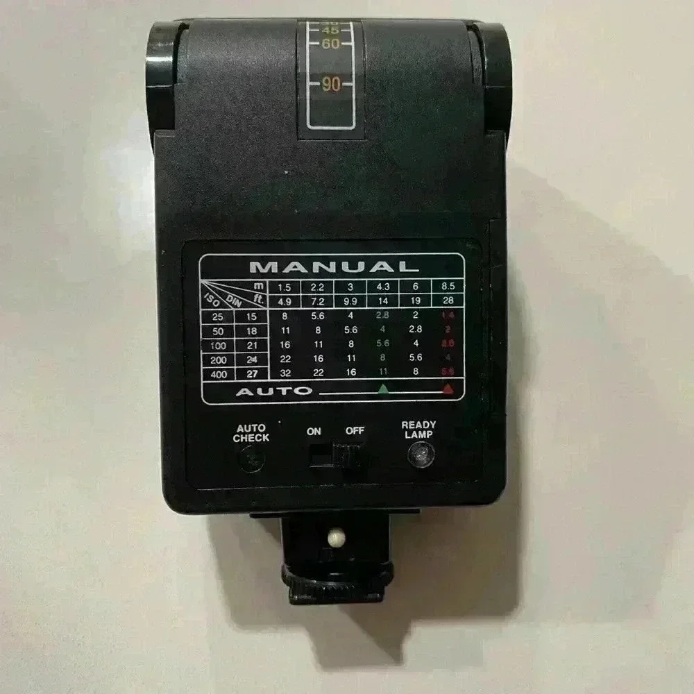 Vivitar Electronic Flash 2000 Hot Shoe Mount Universal Auto Manual - Picture 3 of 5